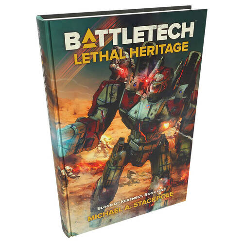 Battletech Lethal Heritage RPG Game Book Premium Hardback