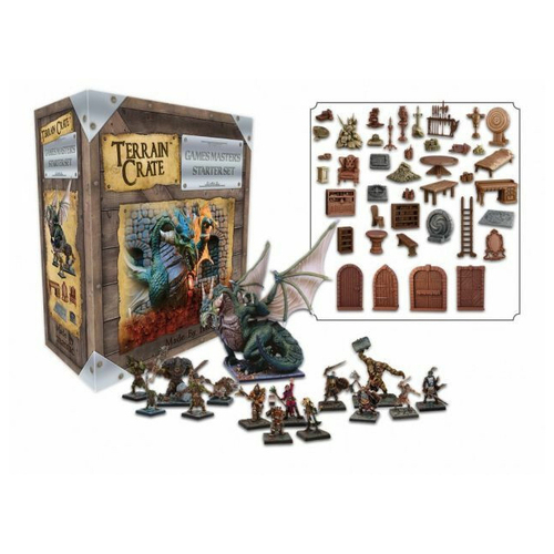 Mantic Games Terrain Crate GM's Dungeon Starter TTRPG Accessory Set