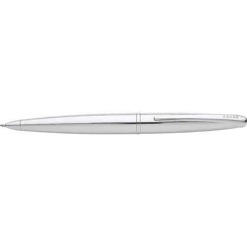 Cross ATX Pure Chrome Ball Point Pen Medium Barrel - Silver