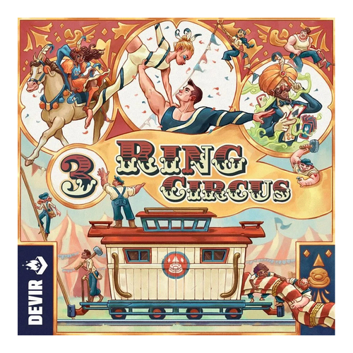 Devir Games 3 Ring Circus 1-4 Players Board Game 12y+