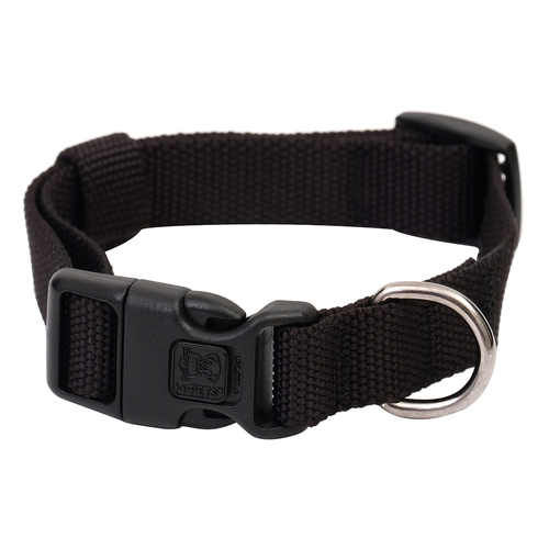 M-Pets Medium Jolly Eco-Friendly Dog 36cm Collar Black