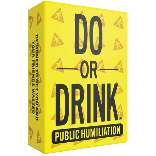 Do or Drink Public Humiliation Wasted Fun Play Party Tabletop Gaming