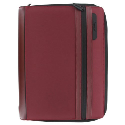 Filofax A4 Sketch Zipped Folder Personal Organiser Maroon