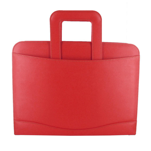 Filofax A4 Metropol Zipped Folder Tablet Holder w/ Handle Red