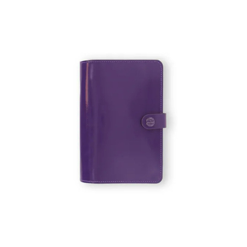 Filofax The Original Personal Organiser Leather Patent Purple