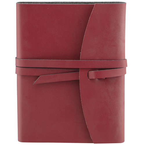 Lantern Studios A6 Wrap Journal/Notebook Stationery - Red