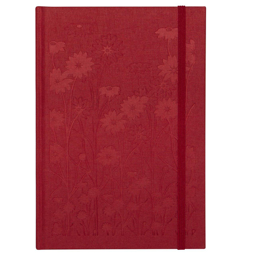 Lantern Studios Linen A5 Journal/Notebook Hardcover Cherry