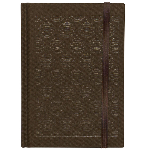 Lantern Studios Linen A5 Journal/Notebook Hardcover Chocolate