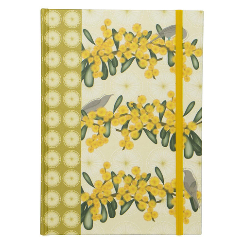 Lantern Studios Botanica A5 Journal Stationery Hardcover - Wattle