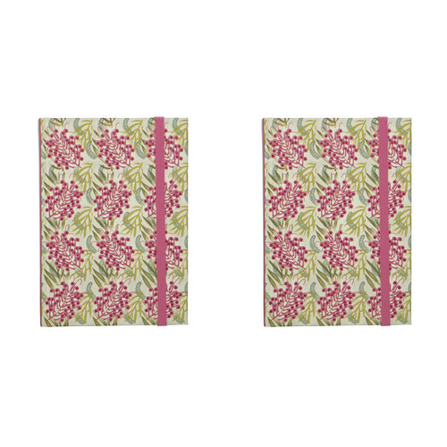 2PK Lantern Studios Botanica A6 Journal Stationery Hardcover - Grevillea