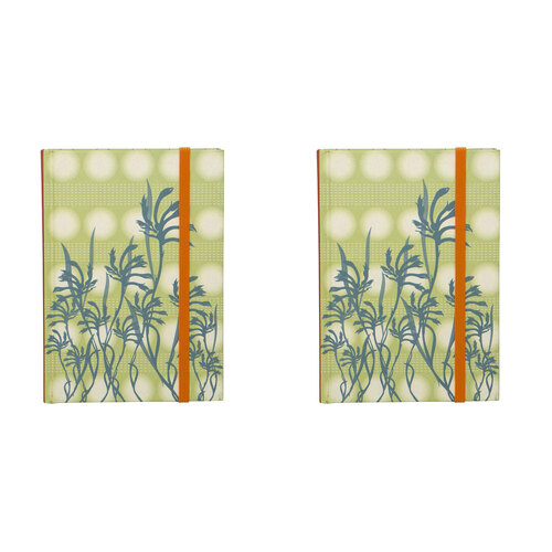 2PK Lantern Studios Botanica A6 Journal Stationery Hardcover - Kanga Paw