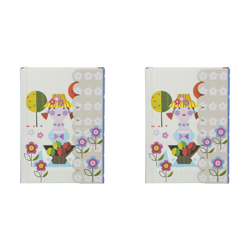 2PK Lantern Studios Ellen G A6 Journal/Notebook Hardcover - Summer Girl