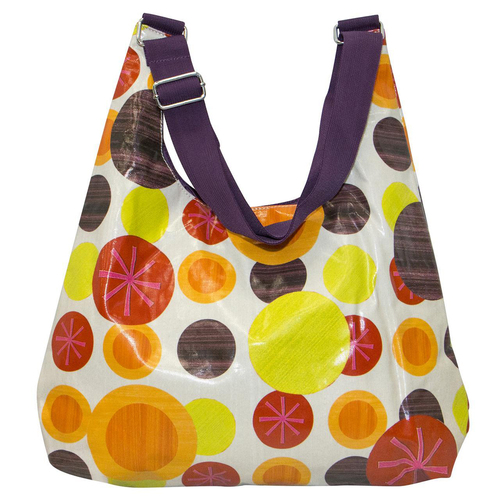 Lantern Studios Ellen G PVC Sling Bag - Polka Dot