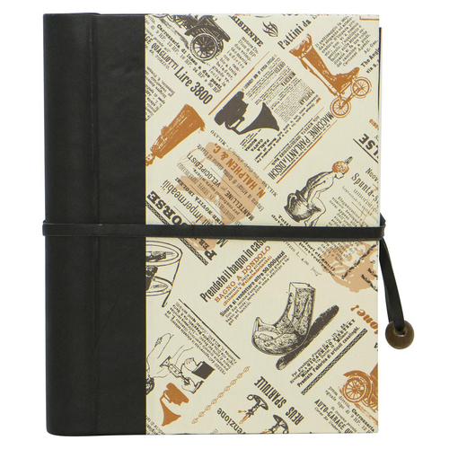 Lantern Studios Italian A5 Journal Hardcover Newspaper