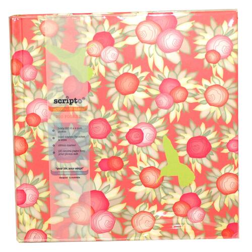 Scripto 200 Pocket Photo Album Hard Cover Book Hum Bird