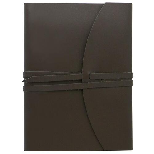 Scripto A5 Wrap Home Office Meeting Writing Journal Choc