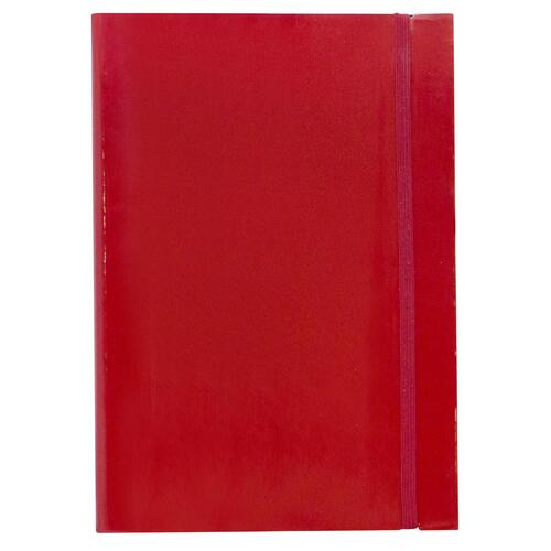 Scripto Home Office Meeting Writing Journal A5 Patent Red