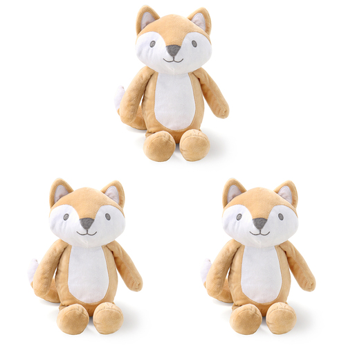 3PK The Peanutshell Woodland Adventure Fox Plush Toy 0M+