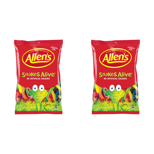 2PK Allen's 1.3kg Snakes Alive Lolly Bag