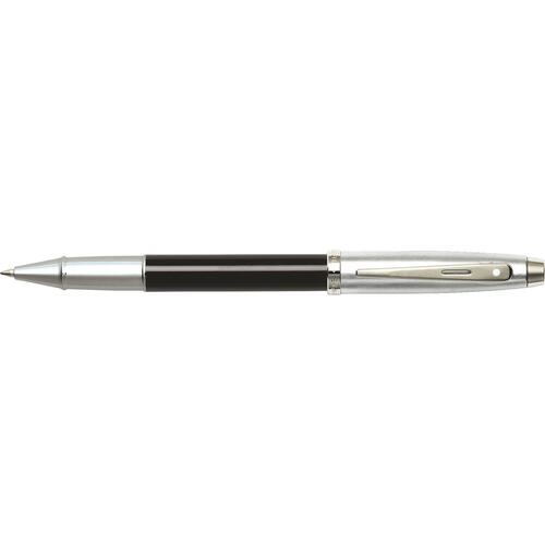 Sheaffer 100 Glossy Roller Ball Pen Chrome/Nickel Black