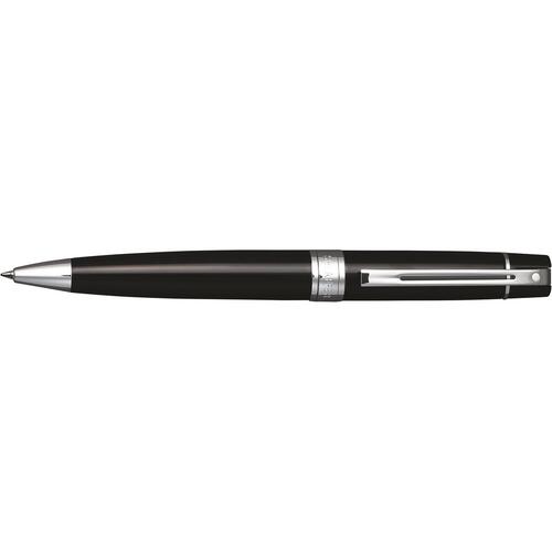 Sheaffer 300 Glossy Ball Point Pen Black/Chrome Trim