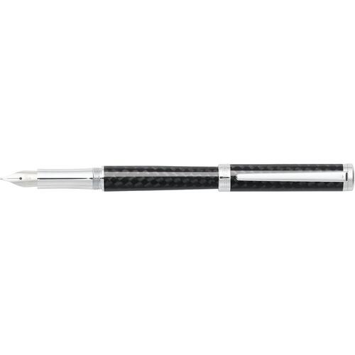 Sheaffer Intensity Fountain Pen Medium Nib Carbon Fiber/Chrome