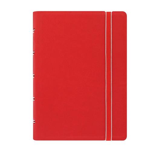 Filofax Pocket Classic Notebook Stationery Refillable Red