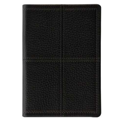 Filofax Classic Stitch Soft Passport Holder Cover - Black