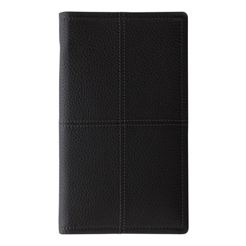 Filofax Classic Stitch Soft Travel Wallet Holder - Black