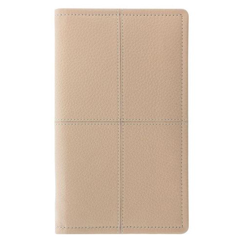 Filofax Classic Stitch Soft Travel Wallet Holder - Peach