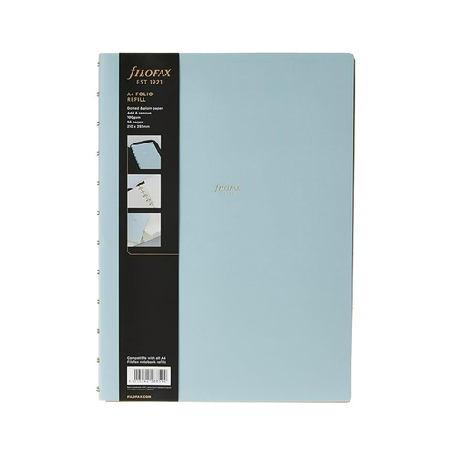 Filofax 1921 Collect A4 Folio Organiser Refill - Blue