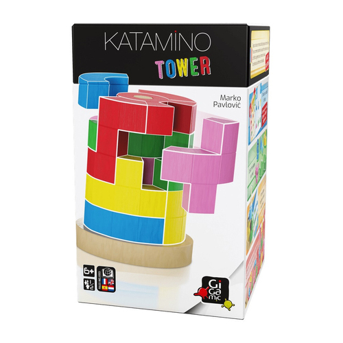 Gigamic Katamino Tower 3D Wooden Puzzle Game Toy 6y+