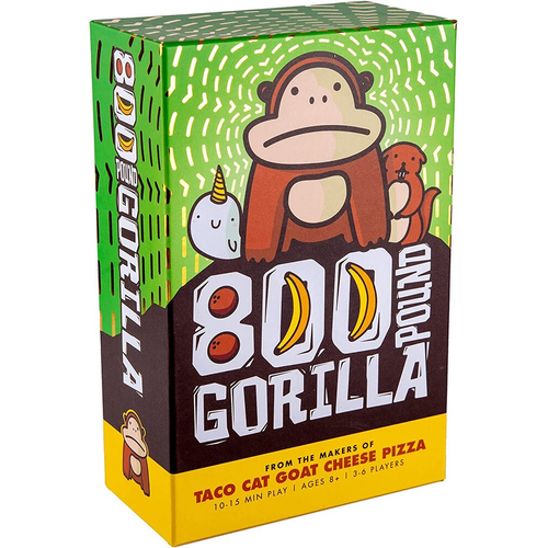 Dolphin Hat Games 800 Pound Gorilla 2-6 Players Tabletop Card Game Set 8y+