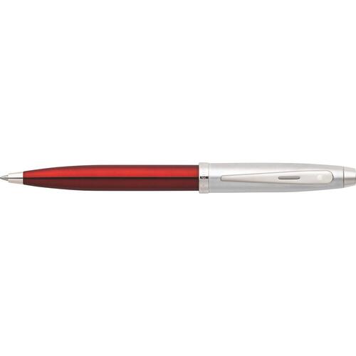 Sheaffer 100 Ball Point Pen Stationery HS Nib Red/Chrome