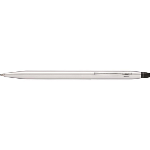 Cross Click Ball Point Pen/Ballpoint Medium Nib HP Chrome