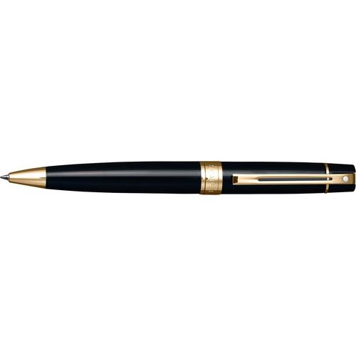 Sheaffer 300 Glossy Ball Point Pen Black/Gold Trim