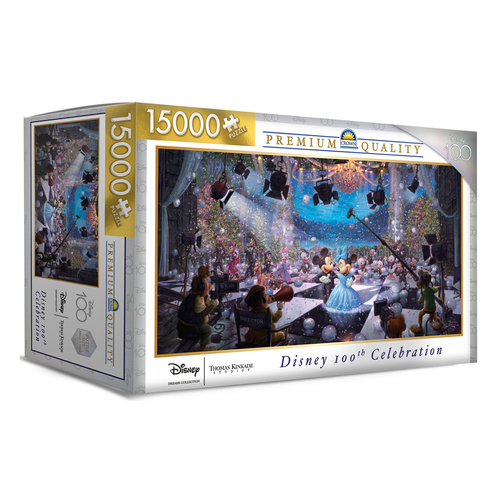 15000pc Harlington Thomas Kinkade Disney 100th Celebration Puzzle 300x150cm