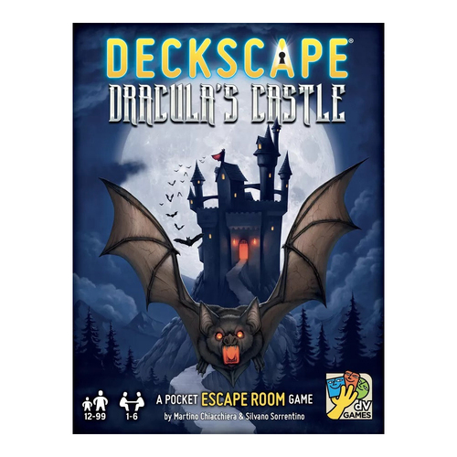 DV Games Deckscape Draculas Castle Kids/Family Card Game 12y+