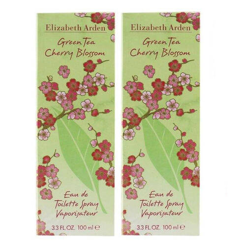 2PK 100ml Elizabeth Arden Green Tea Cherry Blossom EDT - Ladies