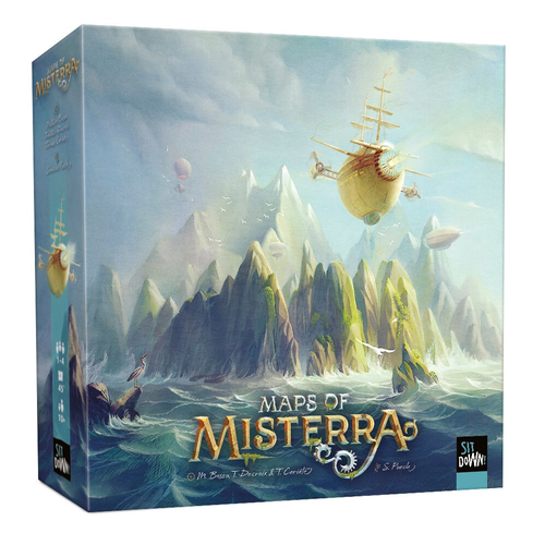 Sit Down Maps of Misterra Tabletop Party Board Game