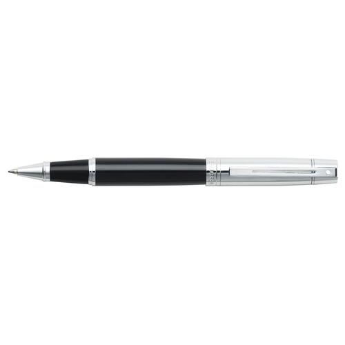 Sheaffer 300 Gloss Roller Ball Pen Black/Chrome Trim Cap