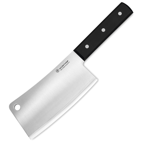 Wusthof Stainless Steel Cleaver Knife 16cm Blade - Black