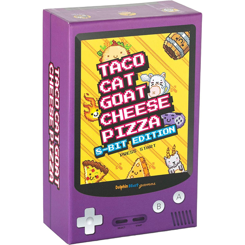 Taco Cat Goat Cheese Pizza 8-Bit Edition Card Party Game