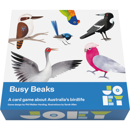 Joey Games Busy Beaks Bird Card Game w/ Storage Sleeves Set 8y+