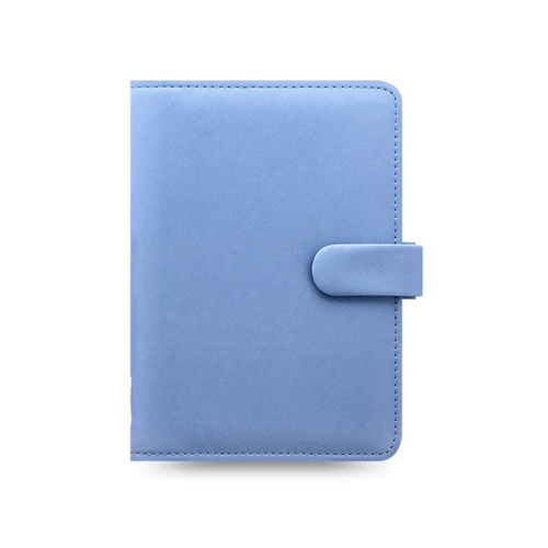 Filofax Saffiano Personal Organiser Faux Leather - Vista Blue