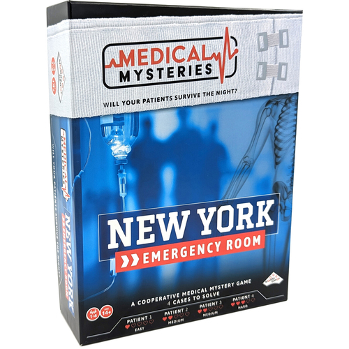 Identity Games Medical Mysteries New York Emergency Room Board Game 14y+