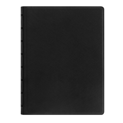 Filofax A5 Saffiano Notebook Journal Stationery - Black