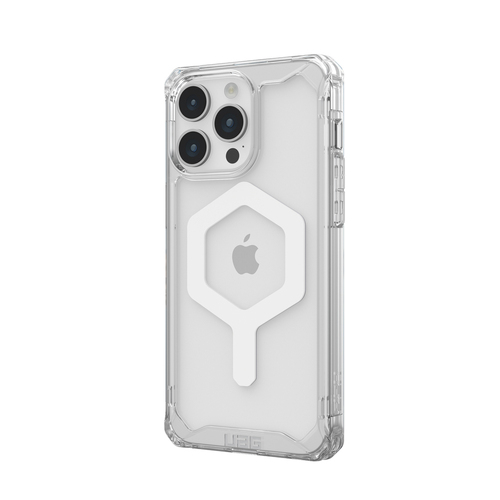 Urban Armour Gear Plyo MagSafe Phone Case For iPhone 15 Pro Ice/White