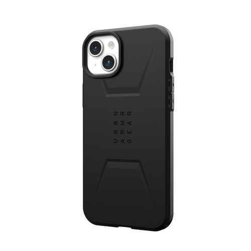 Urban Armour Gear Civilian MagSafe Phone Case For iPhone 15 Plus Black