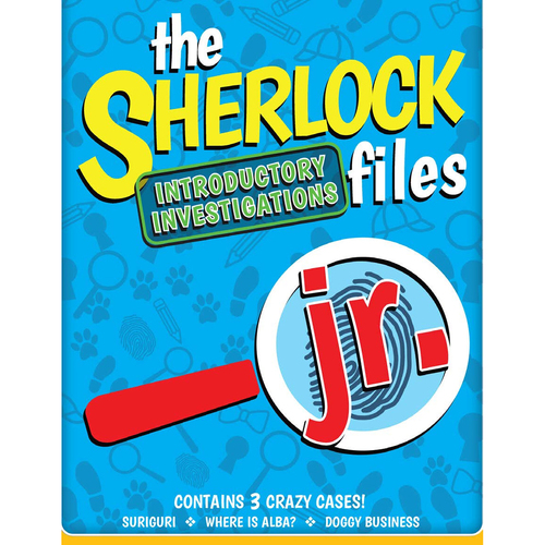 Weird City Sherlock Files Jr. Introductory Investigations Board Game 14y+